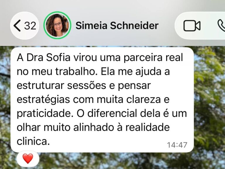 Depoimento Simeia - Dra. Sofia/Luciana Rodrigues